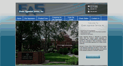 Desktop Screenshot of evansappraisal.com